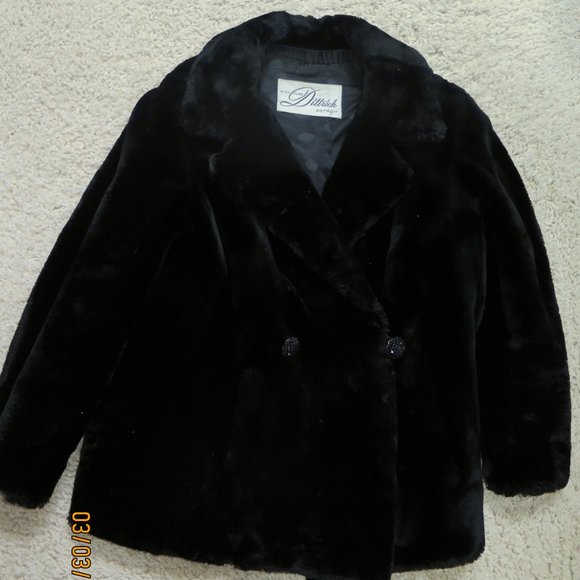 Authentic Sheared Black Beaver Fur Jacket Headband Belt - Picture 12 of 13